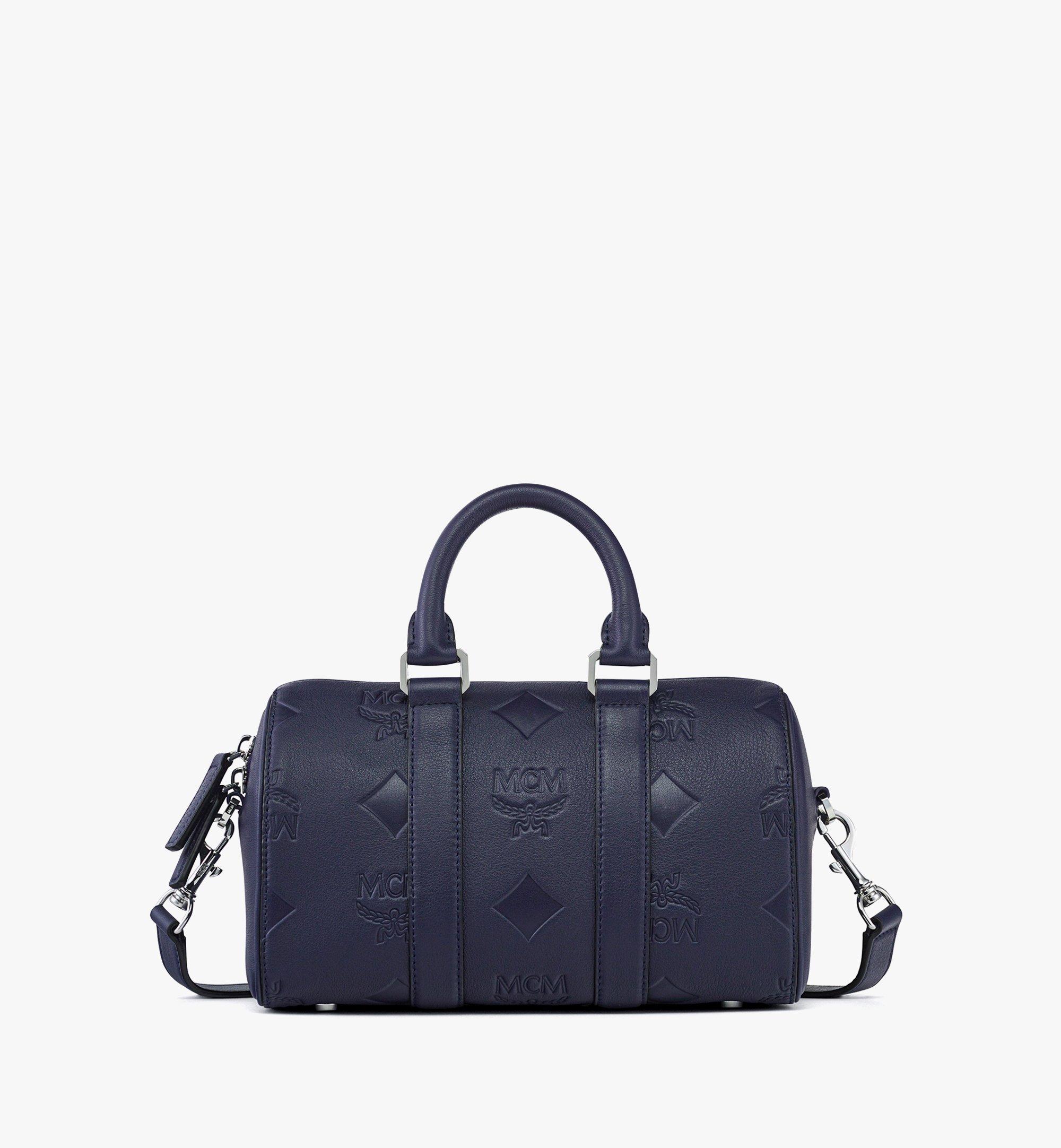 Aren Boston Bag in Maxi Monogram Leather 1